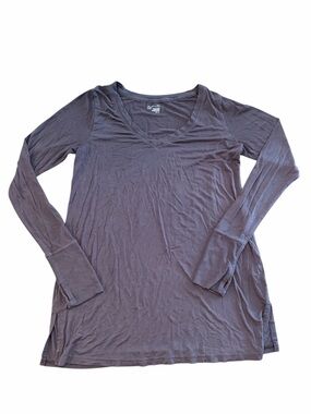 Offline by aerie - Long Sleeve V-Neck Women’s Top - Gray/purple
